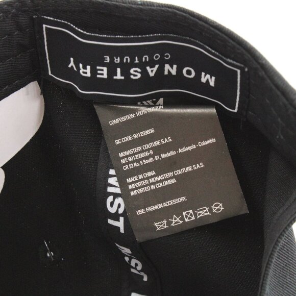 Black and Gold Men's Hat - Picture 11 of 13